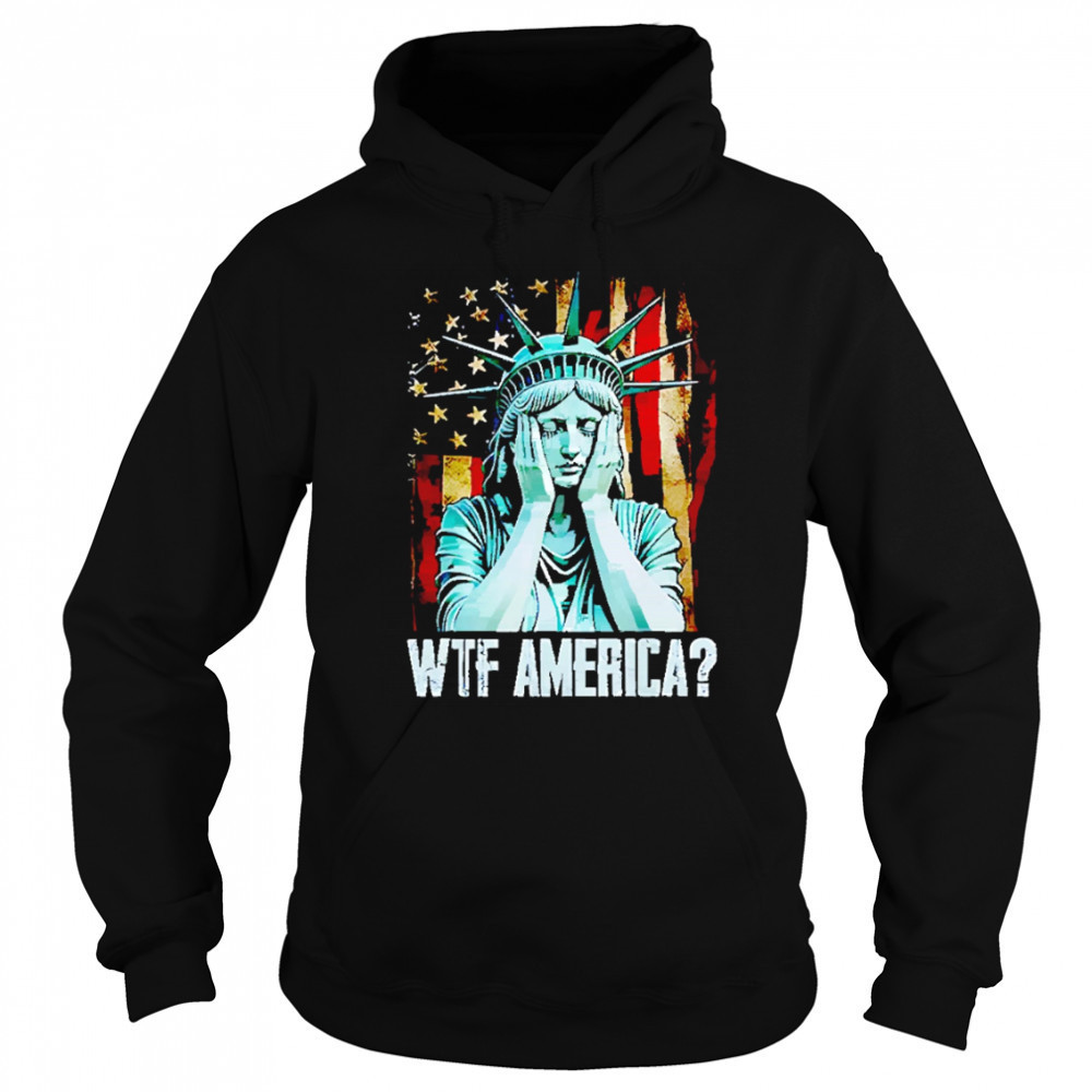 Disappointed Statue Of Liberty USA WTF American shirt Sweatshirt