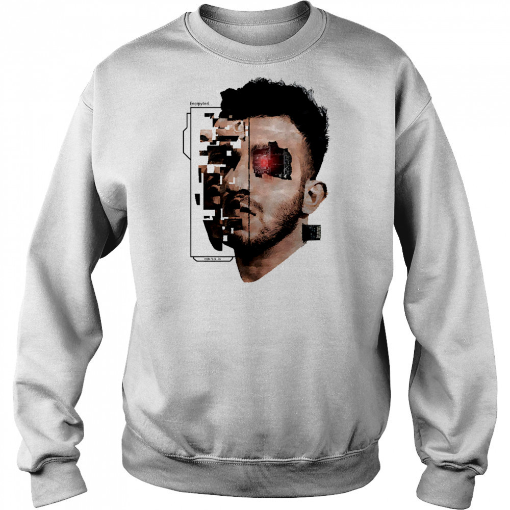 Encrypted technology robots shirt Hoodie