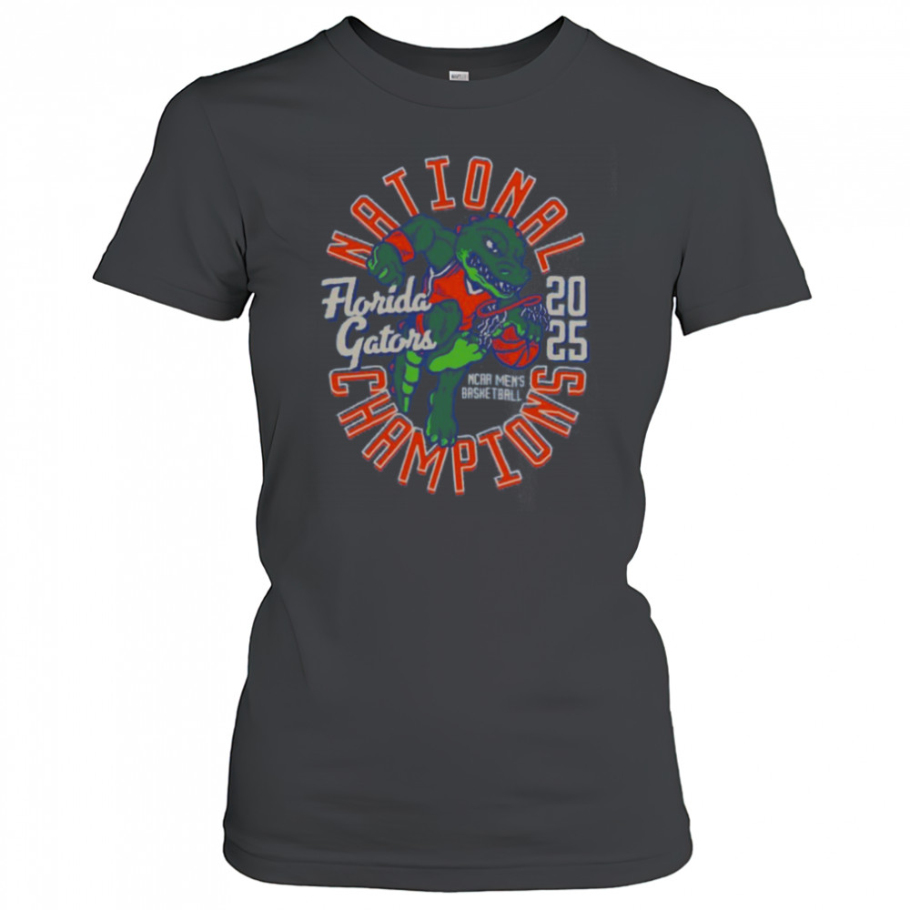 Florida Gators 2025 NCAA Men’s Basketball National Champions Comfort Colors Mascot T Shirt Women's T-shirt