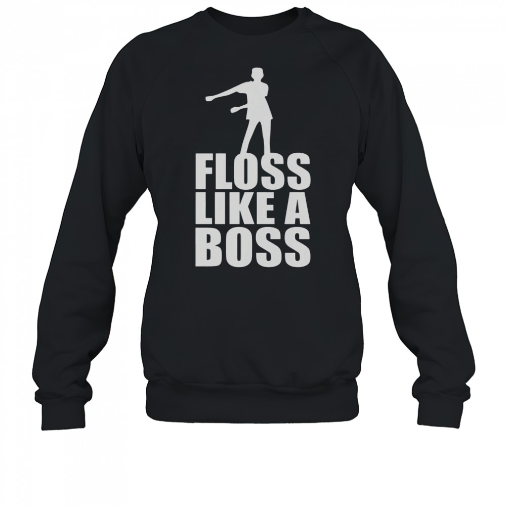 Floss Like A Boss Dance Logo T-Shirt Sweatshirt