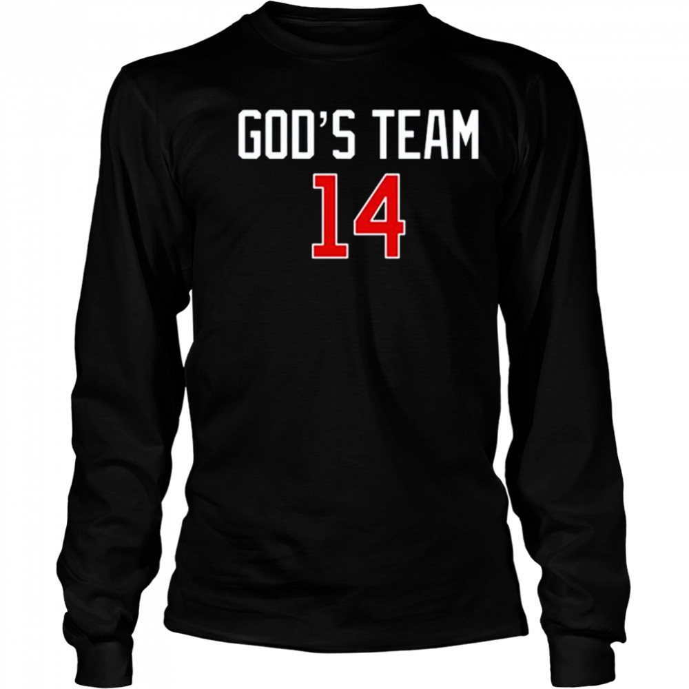 God’s Team 14 Pope Leo XIV. t-shirt Long Sleeved