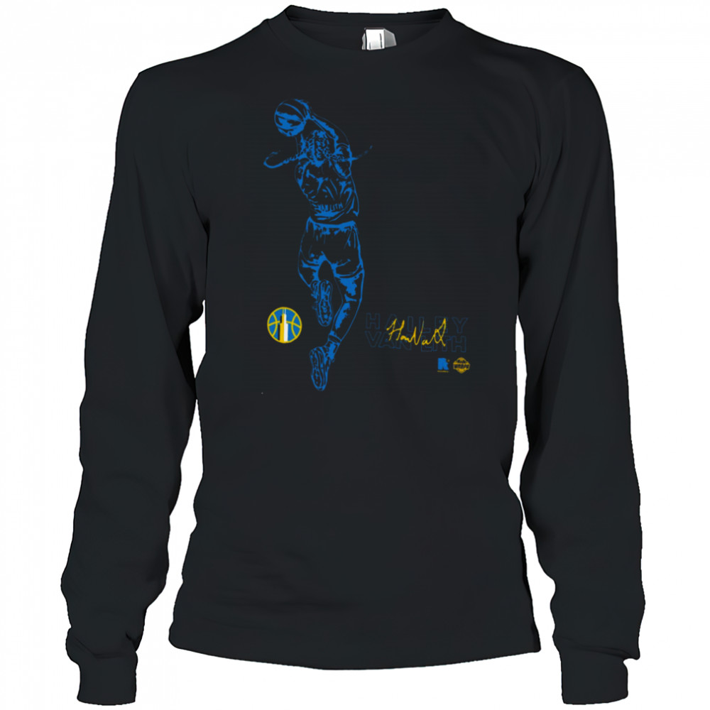 Hailey Van Lith Chicago Sky round21 Unisex WNBA Draft Night T Shirt Long Sleeved