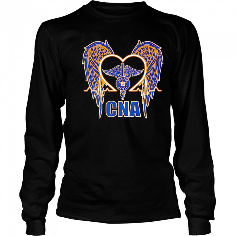 Houston Astros CNA Pride Heart of Caring shirt Long Sleeved