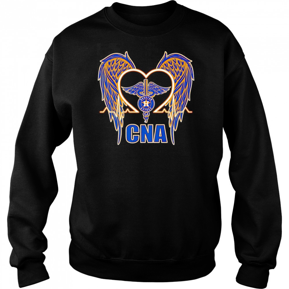 Houston Astros CNA Pride Heart of Caring shirt Hoodie