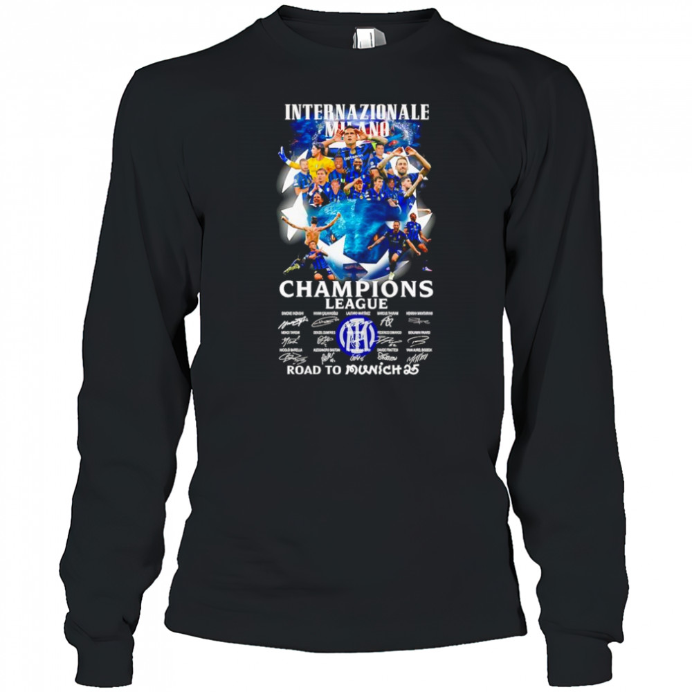 Internazionale Milano Champions League road to Munich 25 shirt Long Sleeved