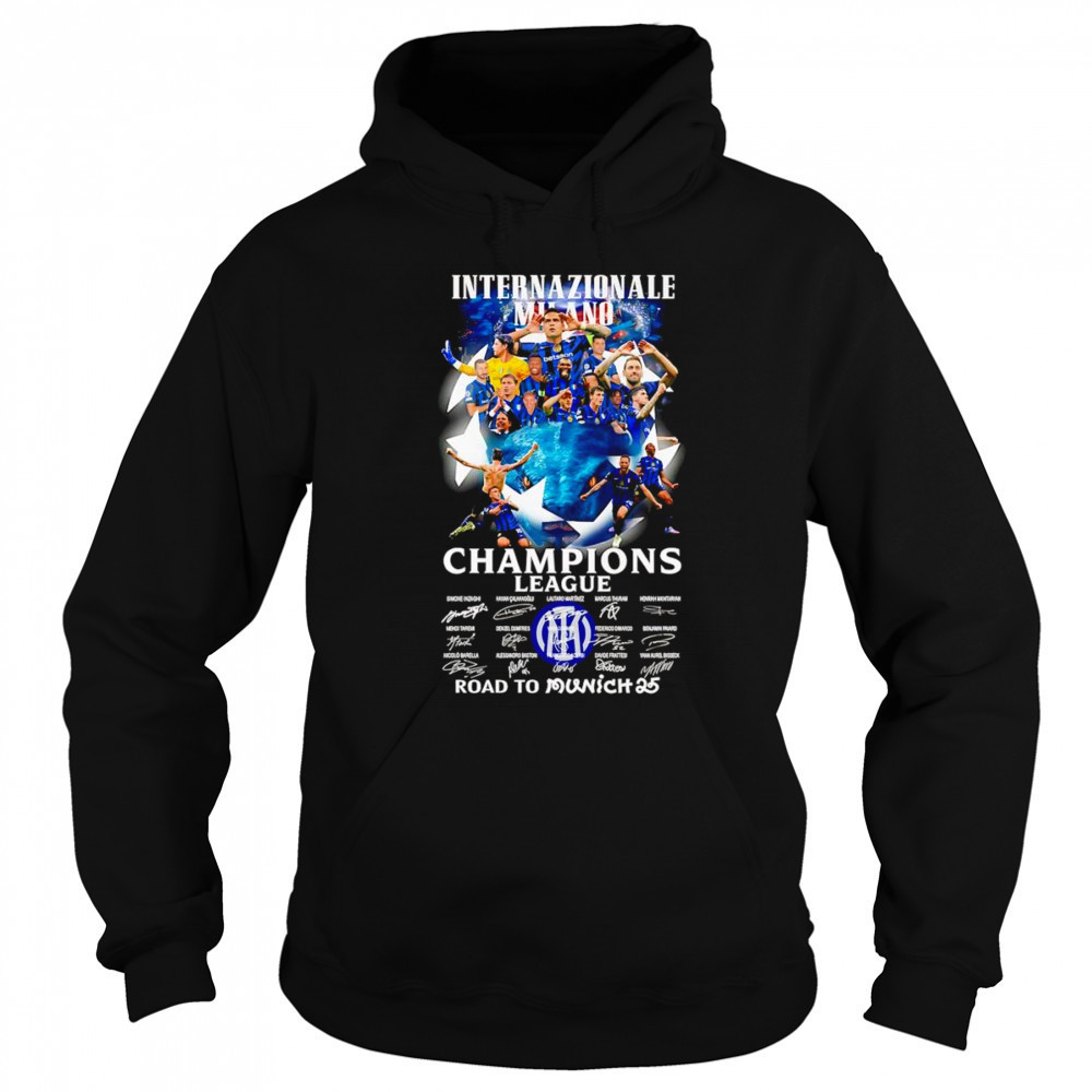 Internazionale Milano Champions League road to Munich 25 shirt Sweatshirt