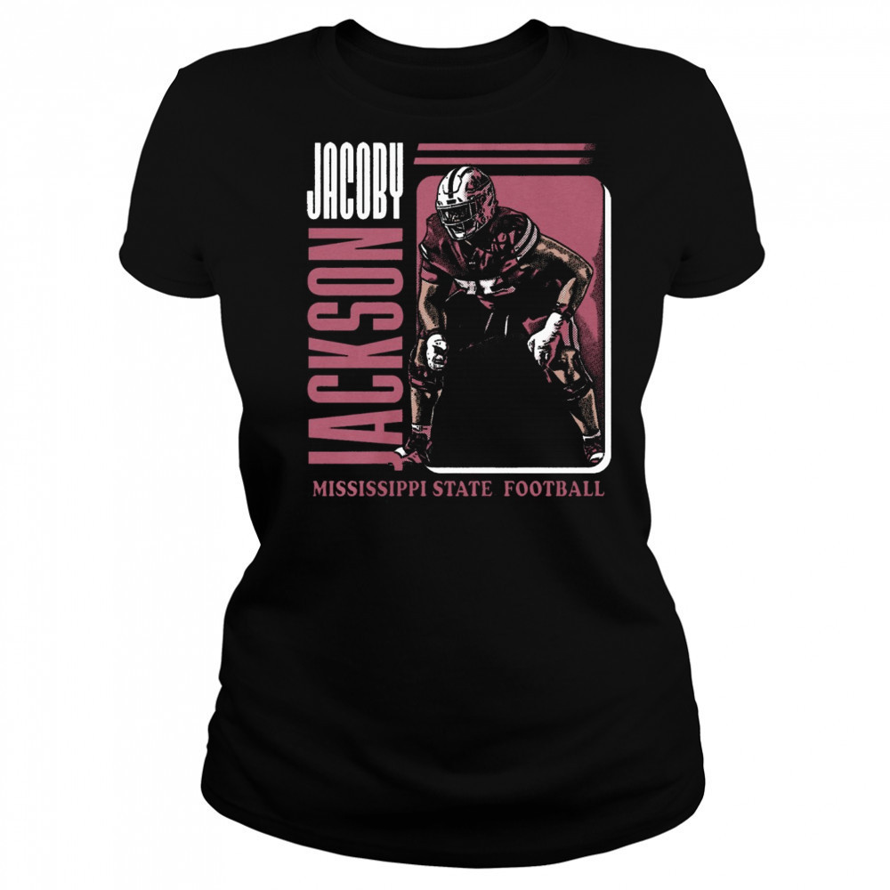 Jacoby Jackson Mississippi State Bulldogs football NCAA Division I Portrait t-shirt Women's T-shirt