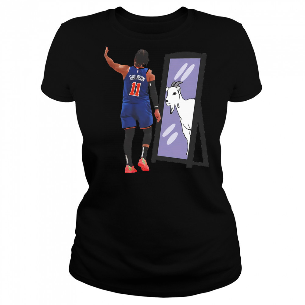 Jalen Brunson Goat mirror shirt Women's T-shirt