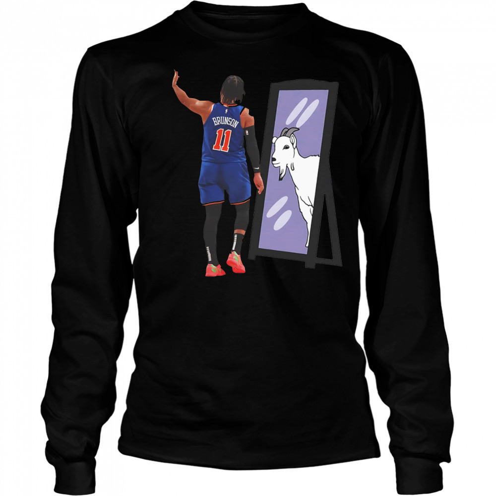 Jalen Brunson Goat mirror shirt Long Sleeved