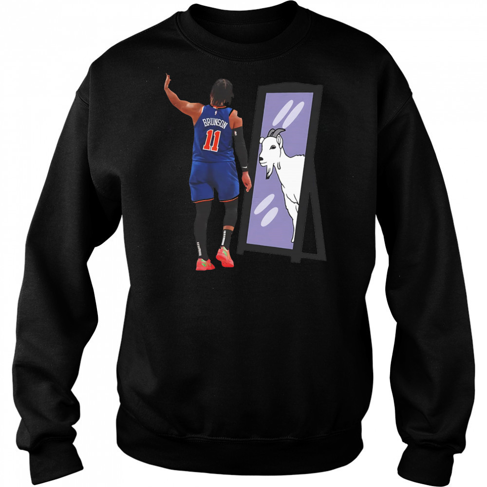 Jalen Brunson Goat mirror shirt Hoodie