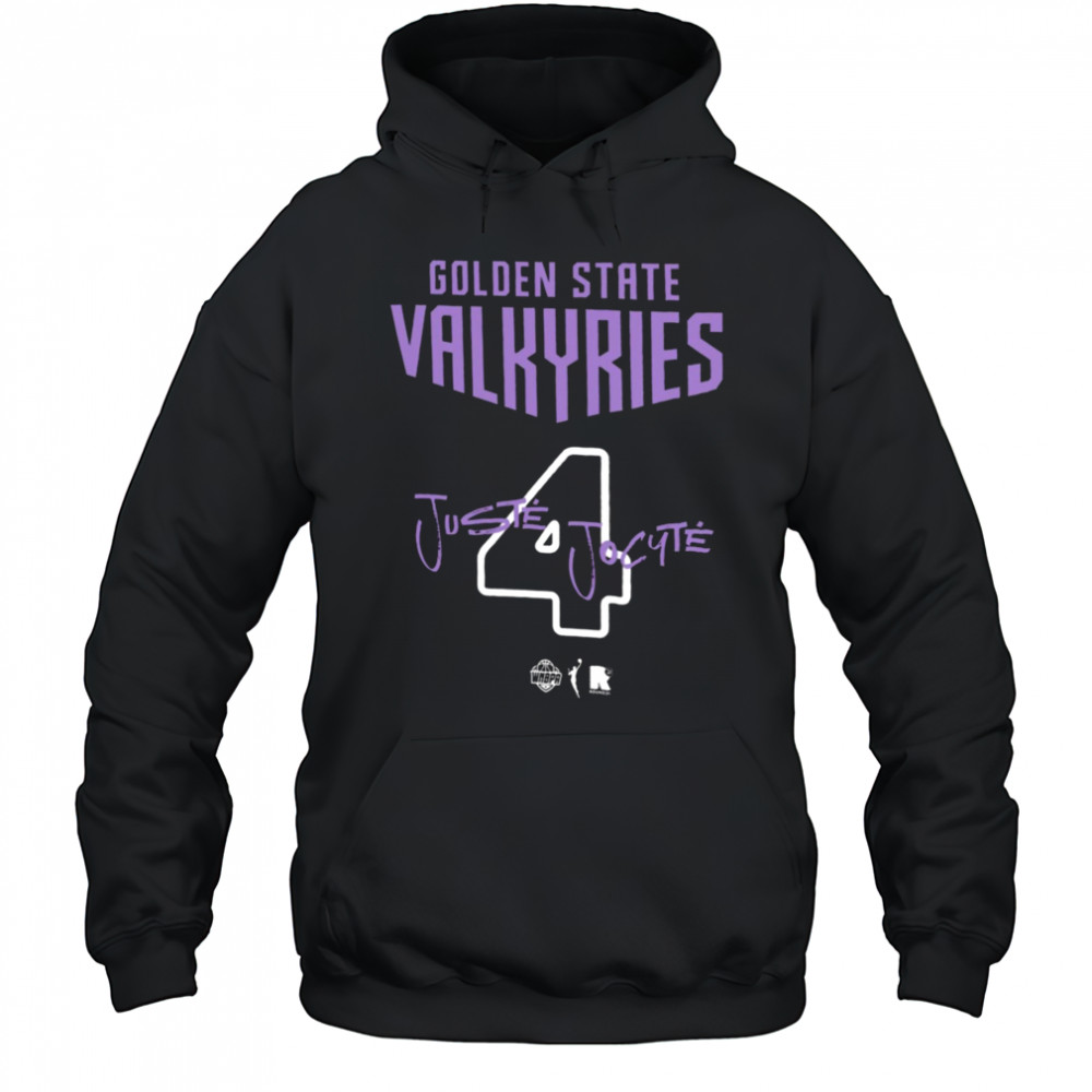 Justė Jocytė Golden State Valkyries round21 Unisex Name & Number T Shirt Hoodie