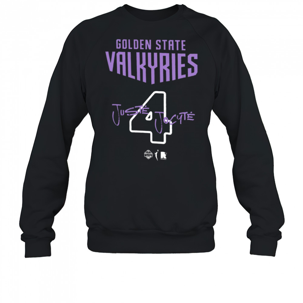 Justė Jocytė Golden State Valkyries round21 Unisex Name & Number T Shirt Sweatshirt