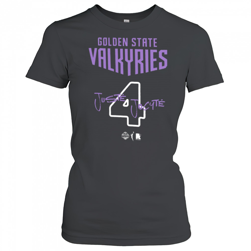 Justė Jocytė Golden State Valkyries round21 Unisex Name & Number T Shirt Women's T-shirt