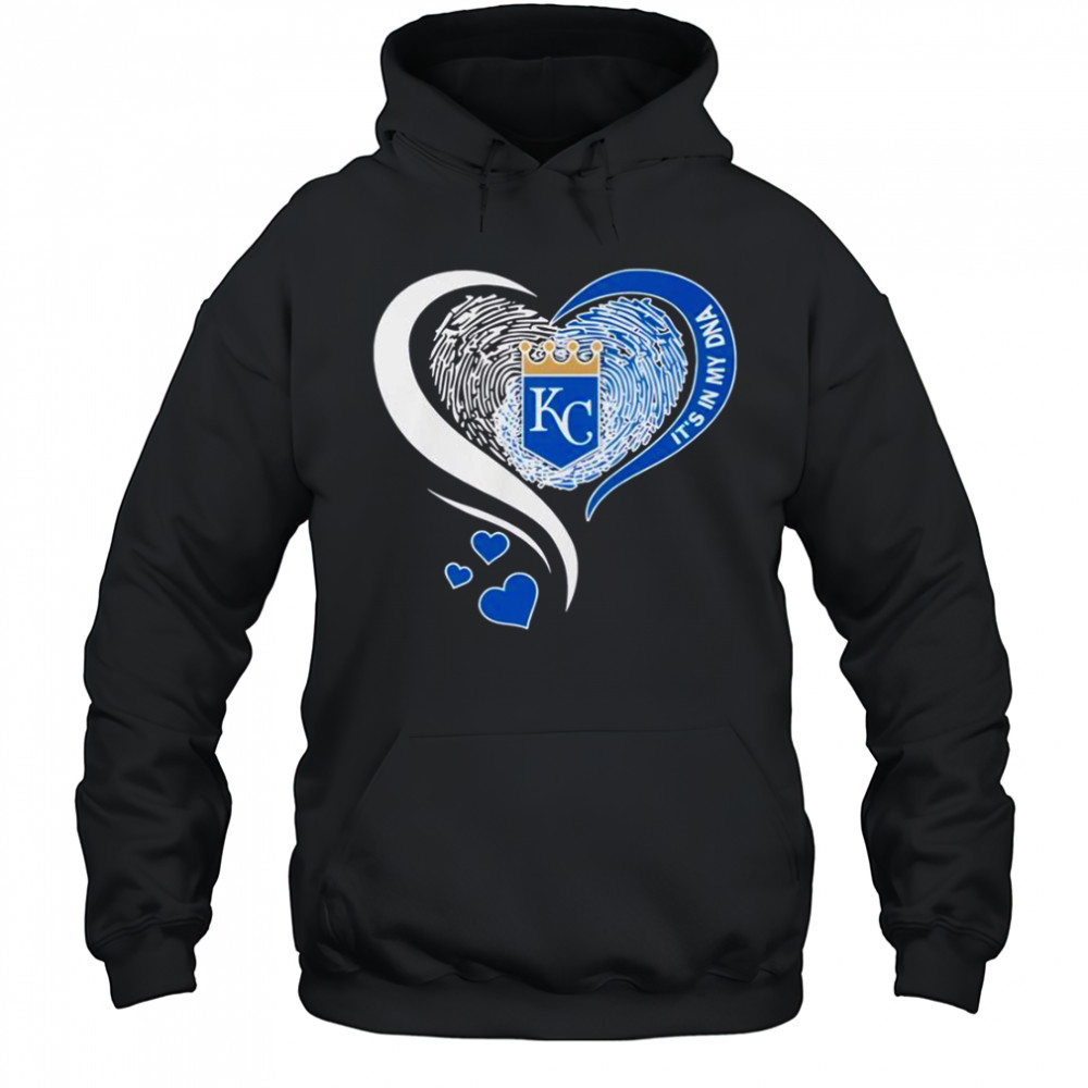 Kansas City Royals It’s In My DNA Heart T-Shirt Hoodie
