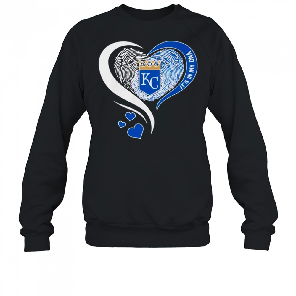 Kansas City Royals It’s In My DNA Heart T-Shirt Sweatshirt