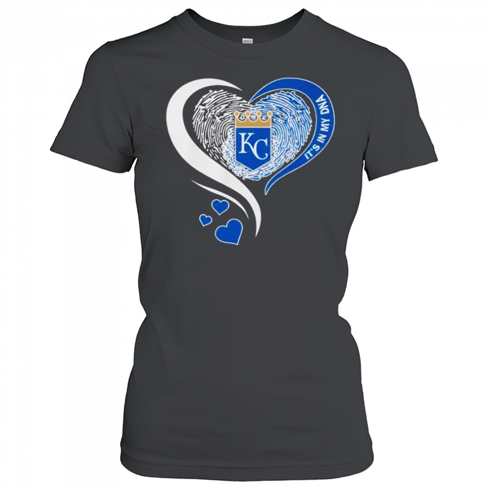 Kansas City Royals It’s In My DNA Heart T-Shirt Women's T-shirt