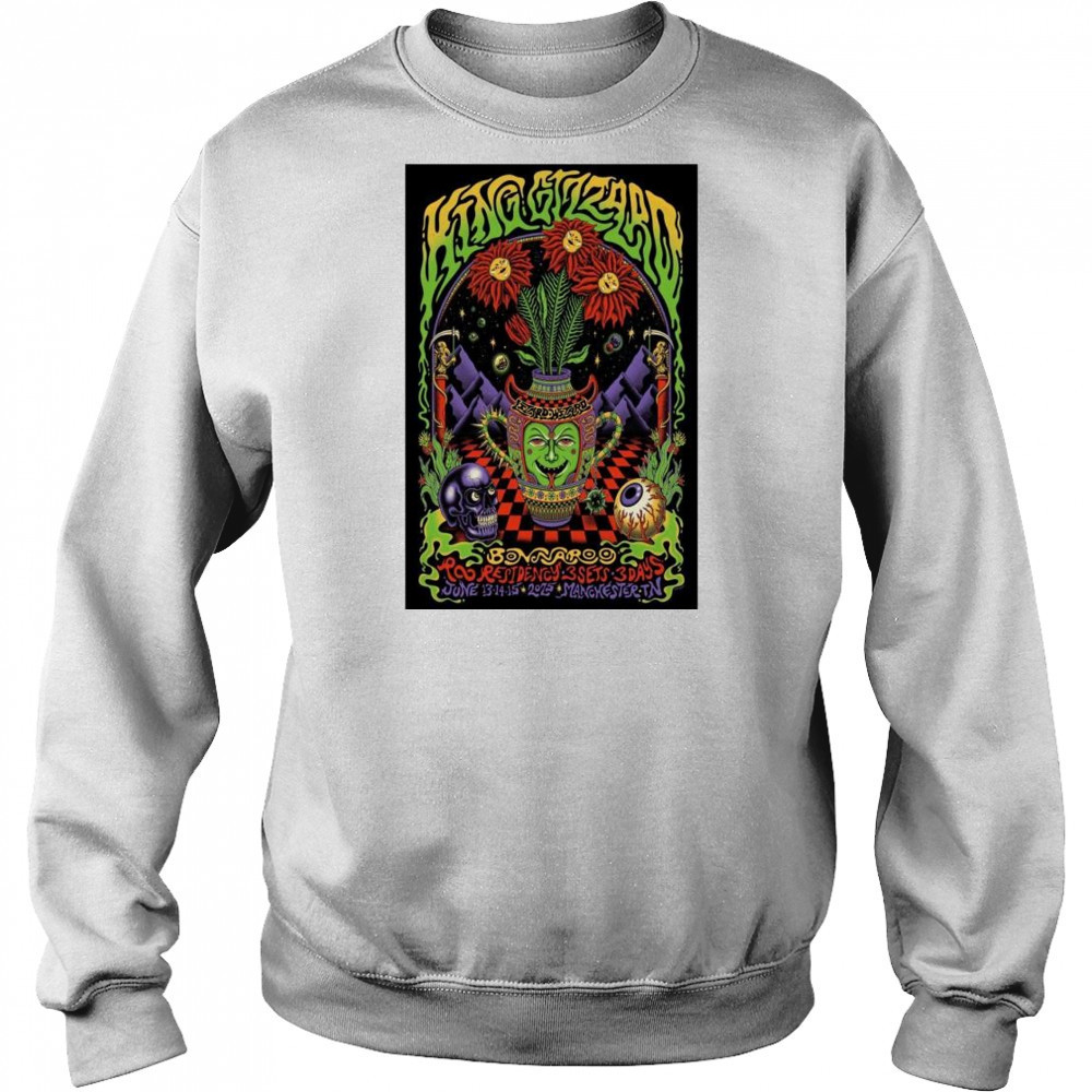 King Gizzard & The Lizard Wizard Bonnaroo Manchester TN June 13-14-15 Concecrt t-shirt Hoodie