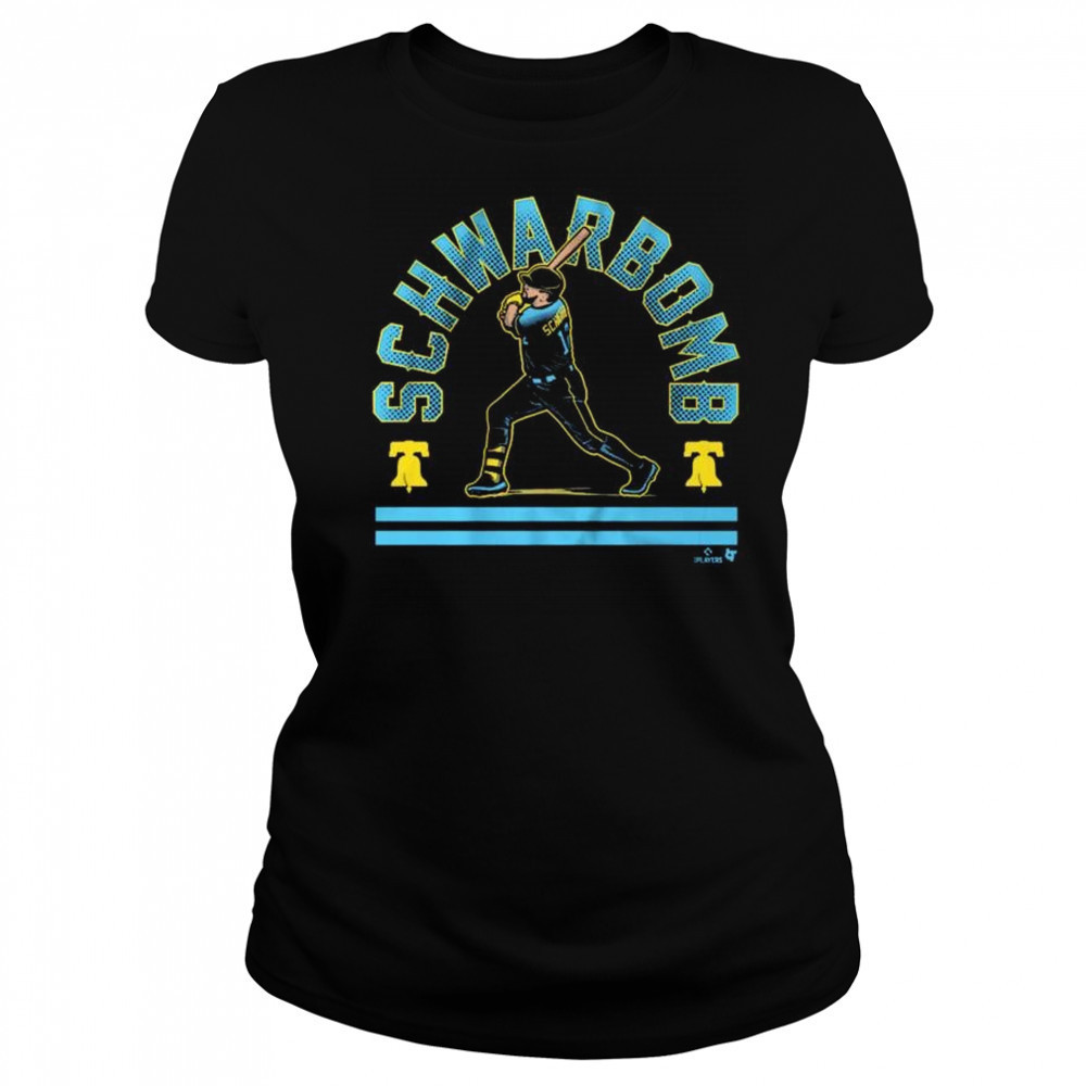 Kyle Schwarber Schwarbomb Philly City Edition Philadelphia Phillies t-shirt Women's T-shirt
