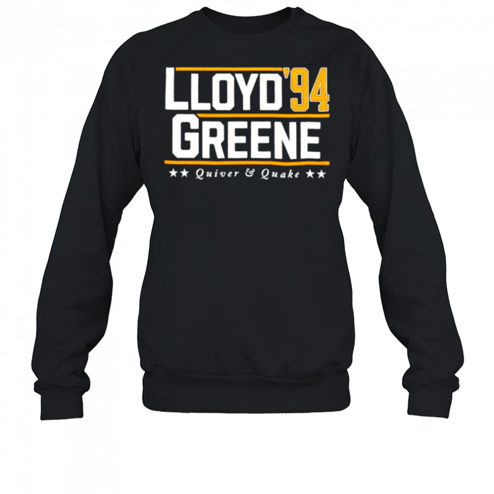 Lloyd Greene ’94 Quiver and Quake shirt Sweatshirt