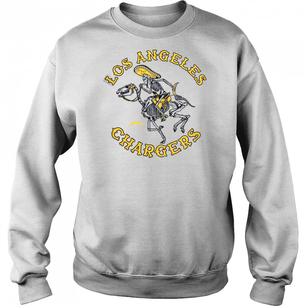 Los Angeles Chargers Dia De Los Muertos T-Shirt Hoodie