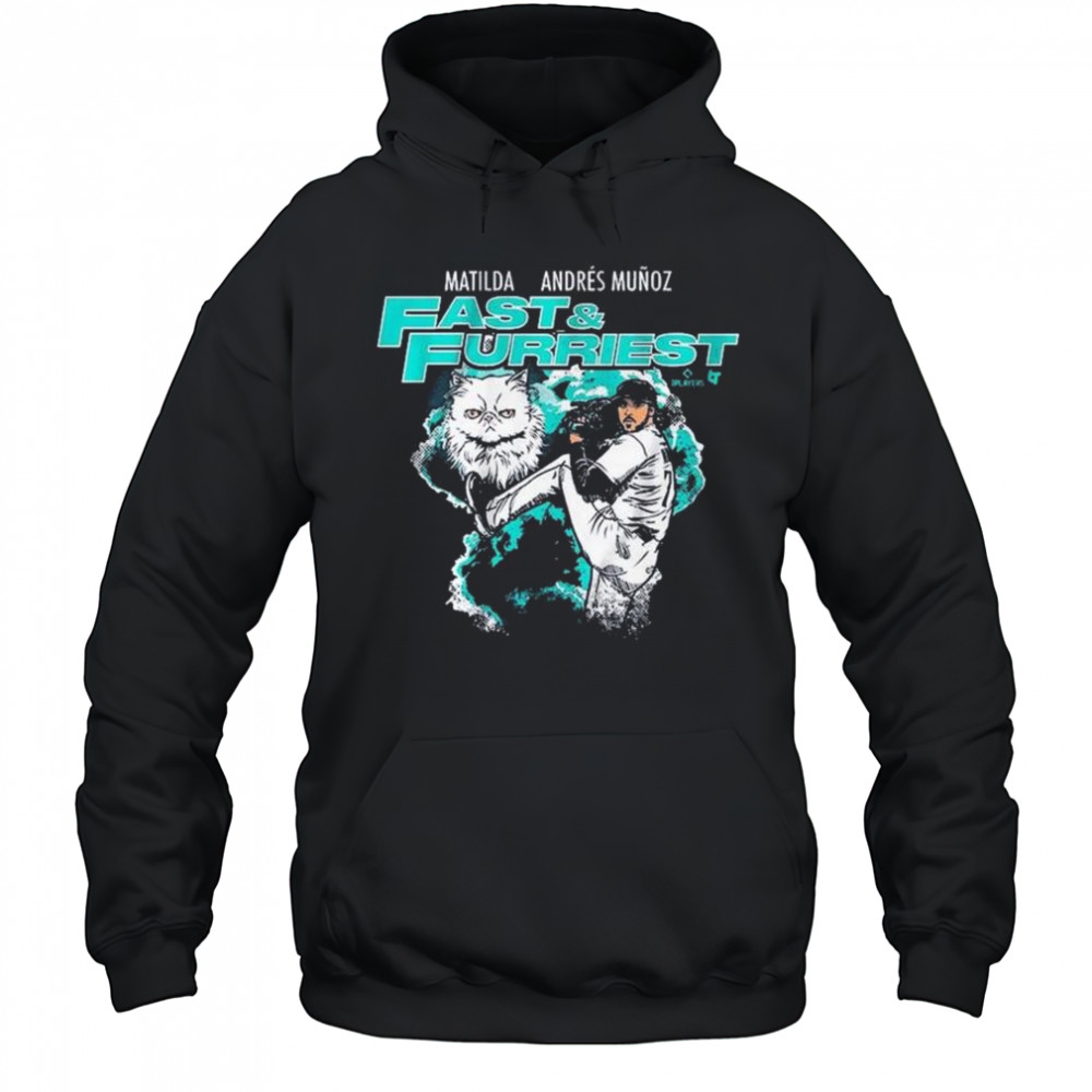 Matilda Andres Muñoz Fast & Furriest Seattle Mariners MLB Graphic t-shirt Hoodie