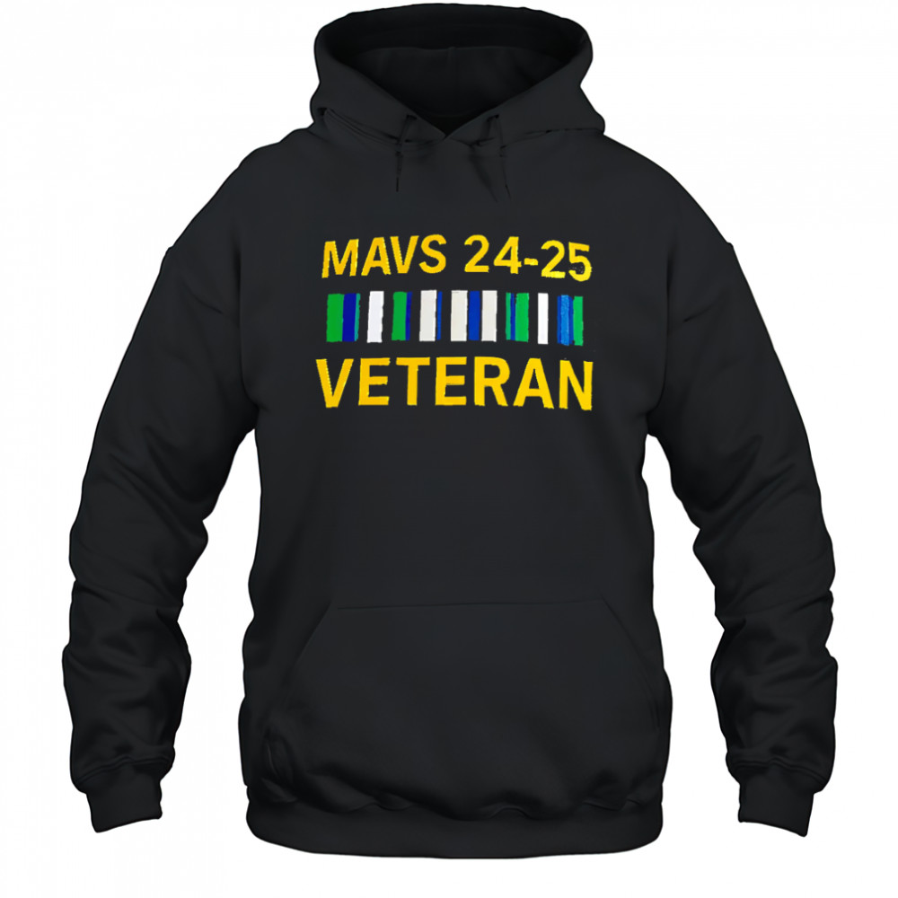 Mavs 24 25 Veteran shirt Hoodie