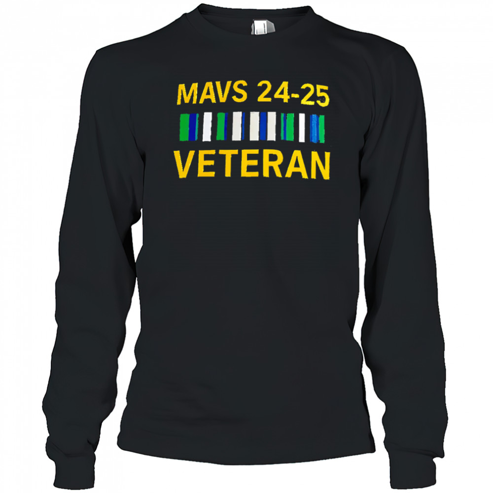 Mavs 24 25 Veteran shirt Long Sleeved