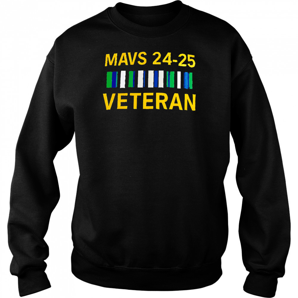 Mavs 24 25 Veteran shirt Hoodie