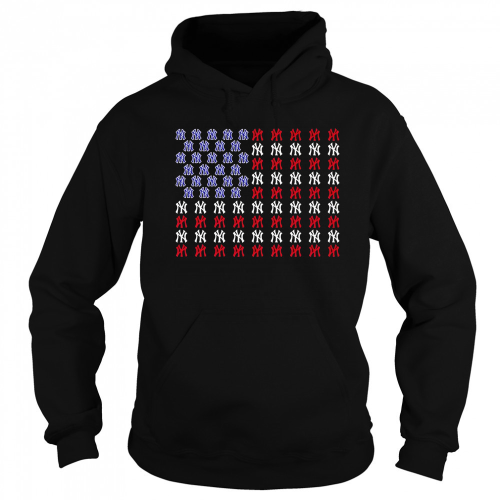 Memorial Day and the 4th of July American flag New York Yankees logo shirt Sweatshirt