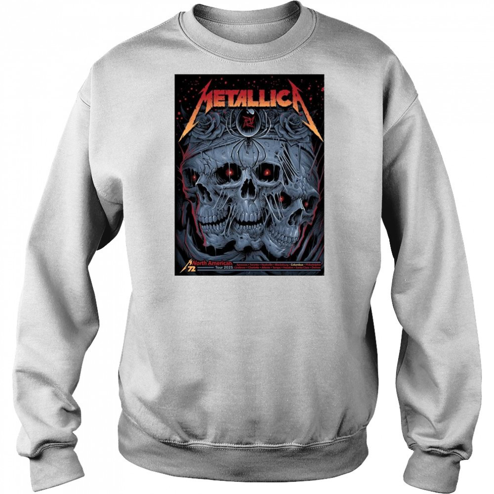 Metallica M72 Columbus OH At Historic Crew Stadium Two Night On May 9 And 11 M72 World Tour 2025 t-shirt Hoodie