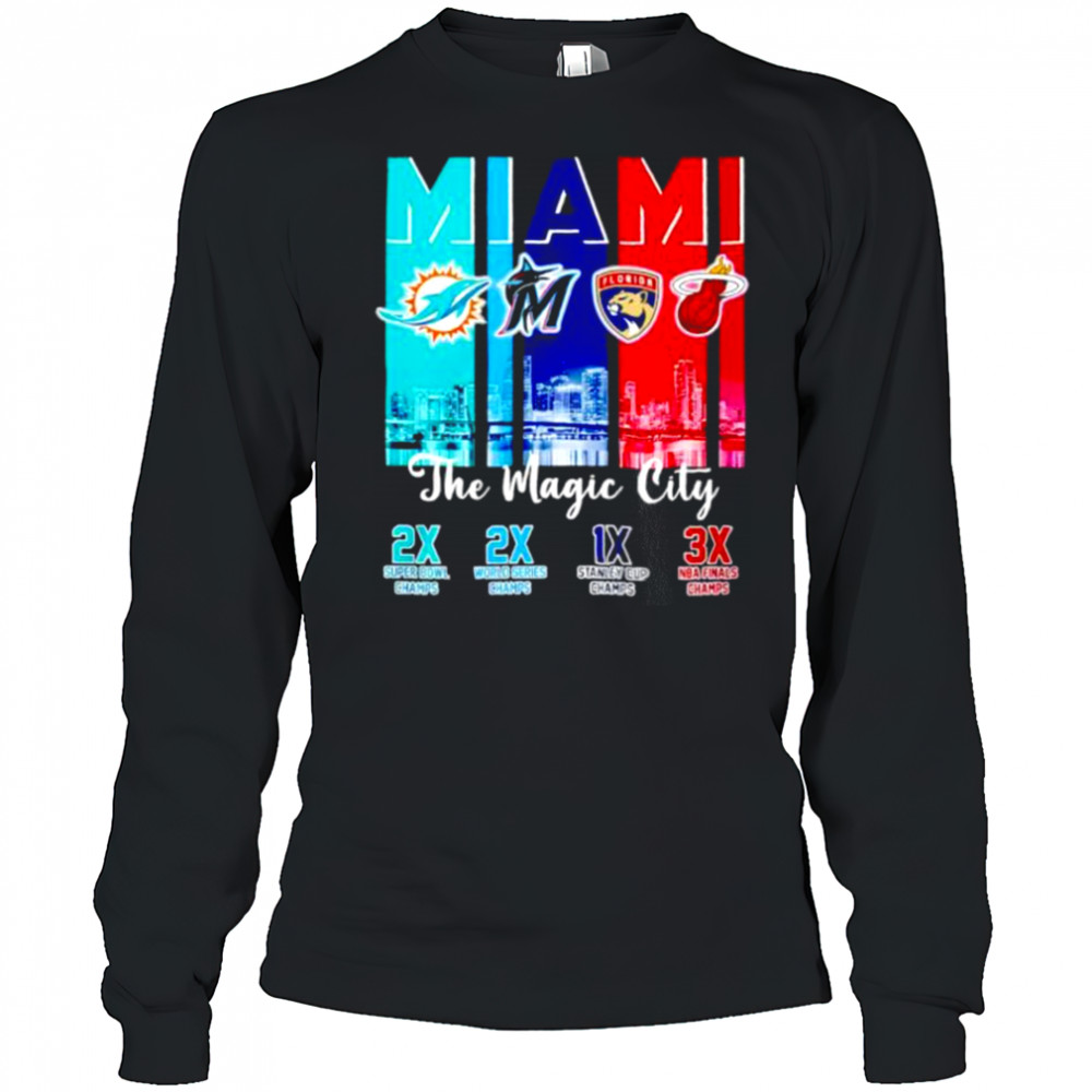 Miami Magic City Champions shirt Long Sleeved