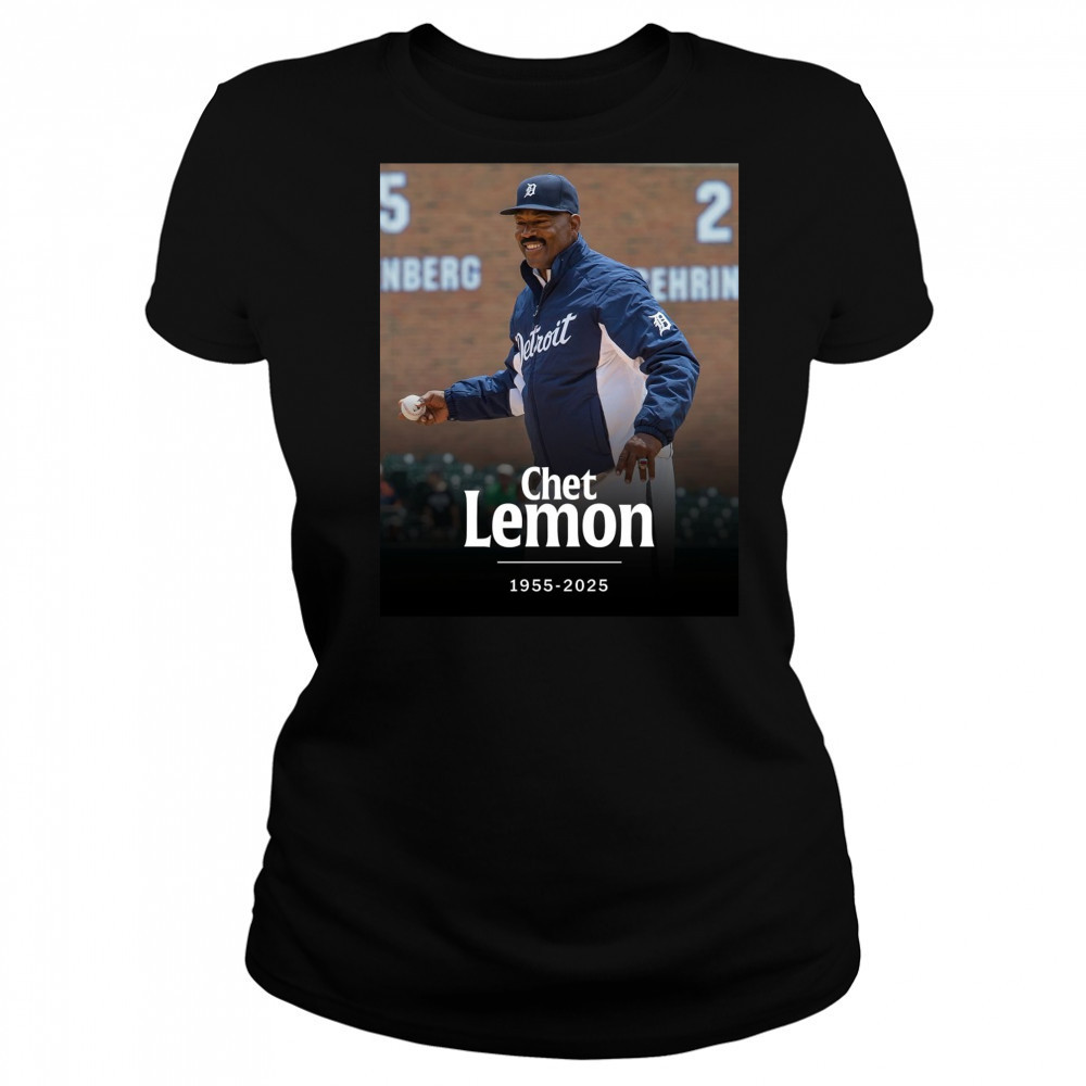 MLB Saddened By The Passing Of Former All-star And World Series Champion Chet Lemon 1955-2025 Poster t-shirt Women's T-shirt