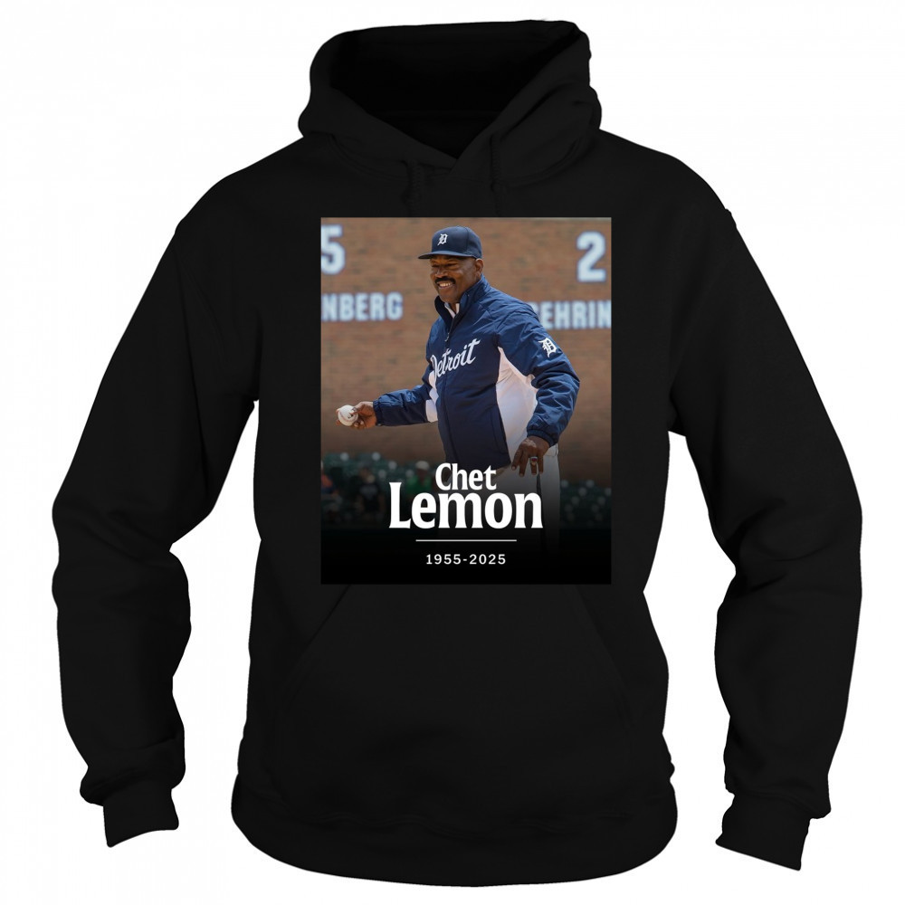 MLB Saddened By The Passing Of Former All-star And World Series Champion Chet Lemon 1955-2025 Poster t-shirt Sweatshirt