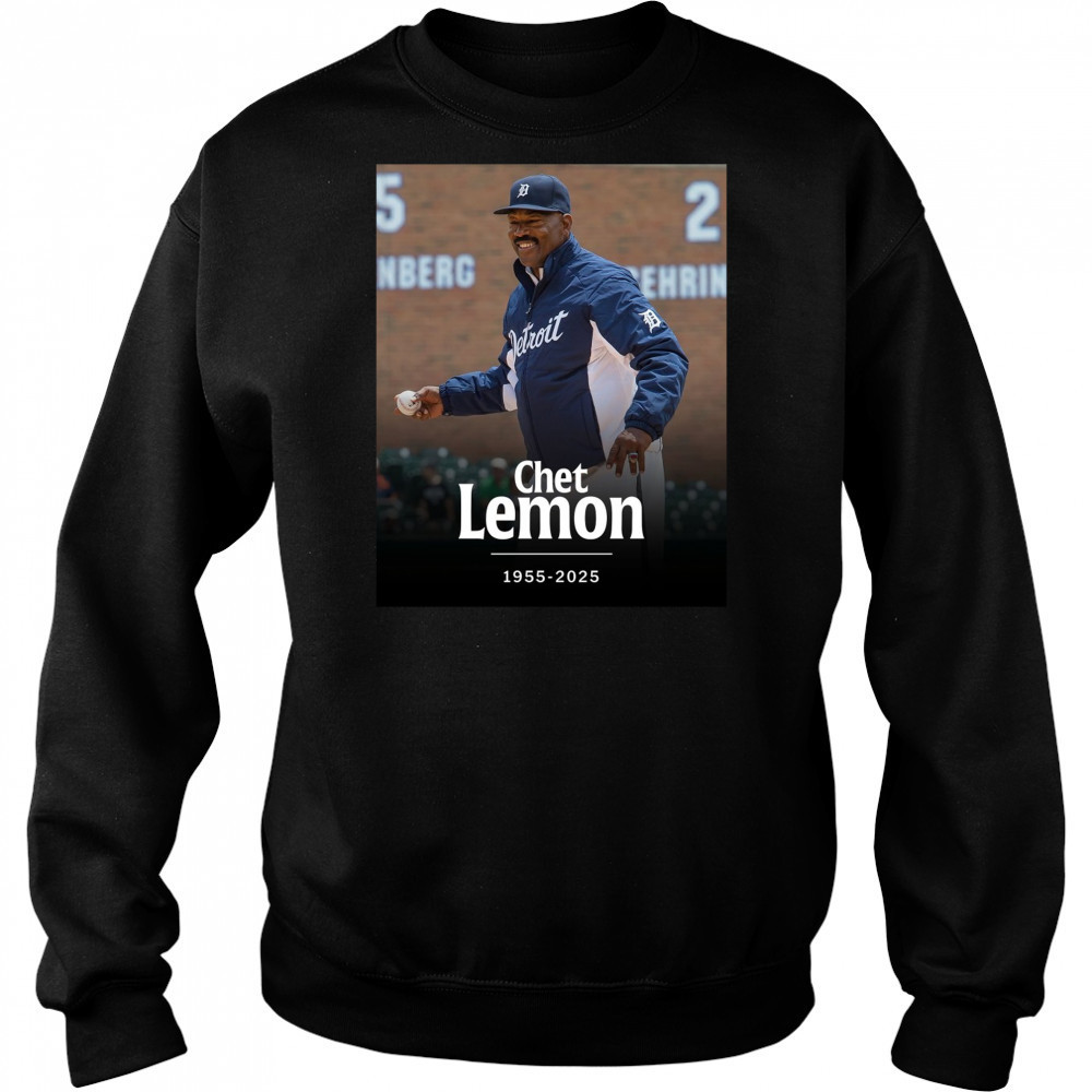 MLB Saddened By The Passing Of Former All-star And World Series Champion Chet Lemon 1955-2025 Poster t-shirt Hoodie