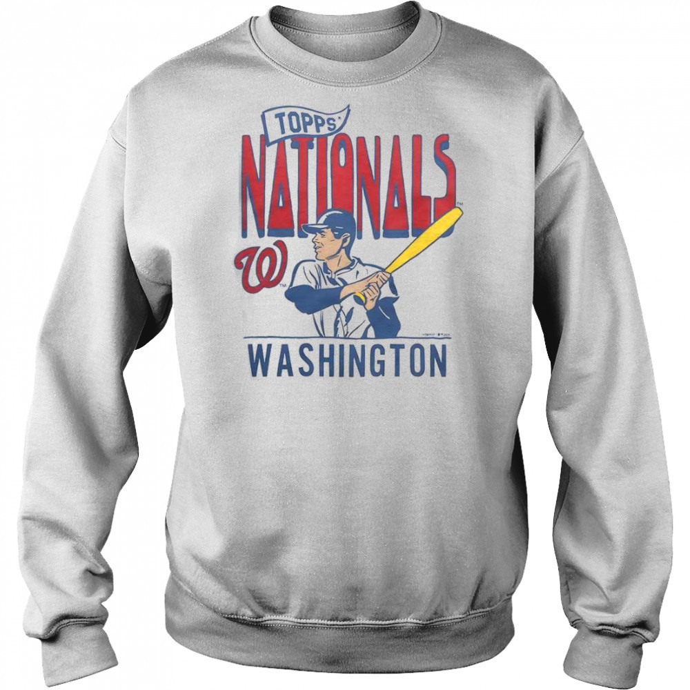 MLB X Topps Washington Nationals T-Shirt Hoodie