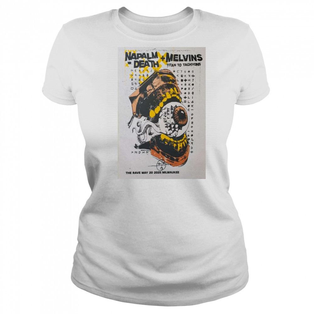 Napalm Death The Rave May 20 2025 Shirt Women's T-shirt
