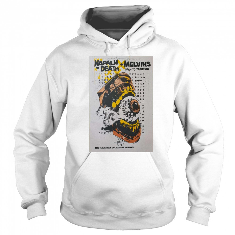 Napalm Death The Rave May 20 2025 Shirt Sweatshirt
