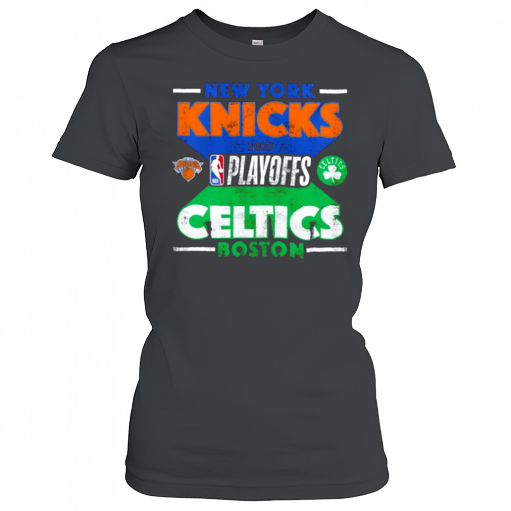 New York Knicks vs. Boston Celtics 2025 Stunt Match Up shirt Women's T-shirt