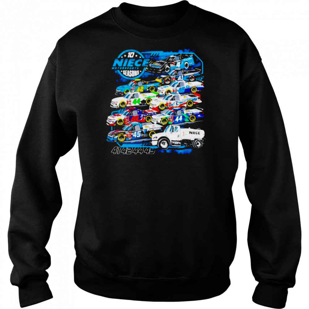 Niece Motorsports 10 Seasons shirt Hoodie