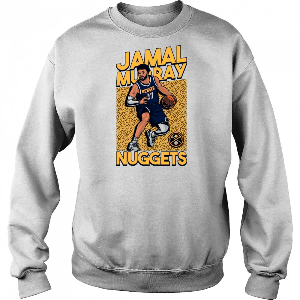 Nuggets #27 Jamal Murray In Action Shirt Hoodie