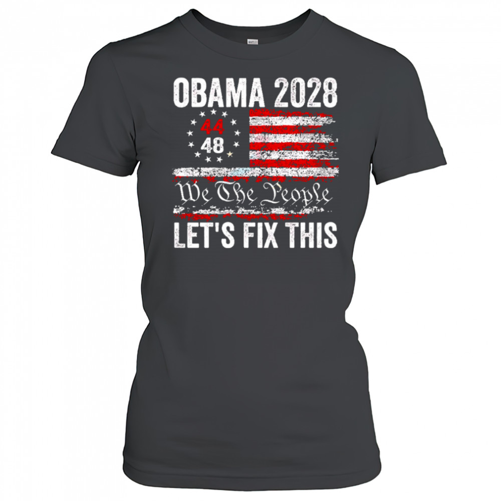 Obama 2028 We The People Let’s Fix This shirt Women's T-shirt