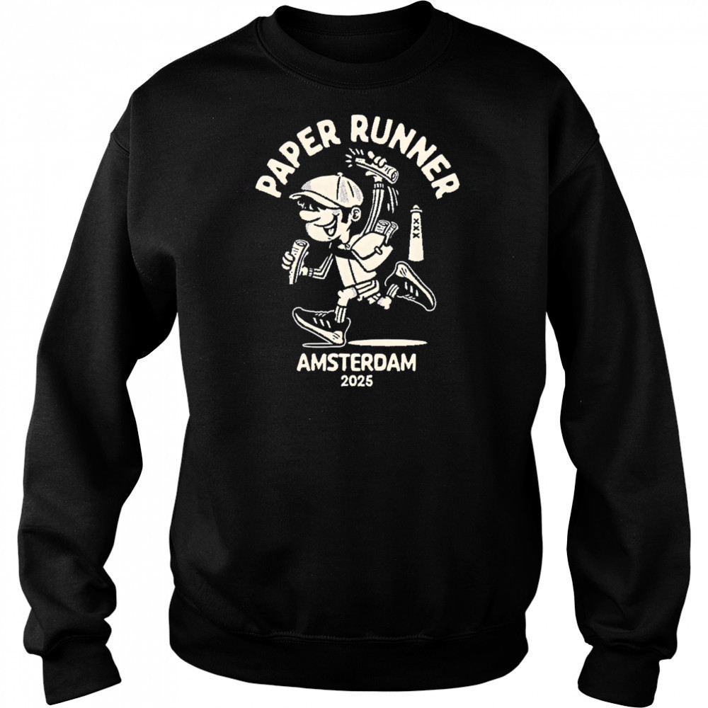 Paper Runner Amsterdam 2025 shirt Hoodie