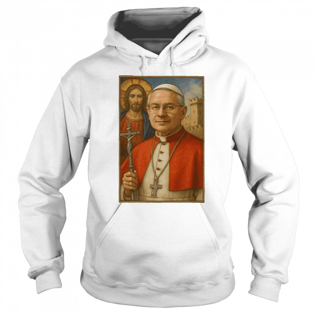 Poster Robert Prevost Pope Leo XIV First American Pope Retro t-shirt Sweatshirt