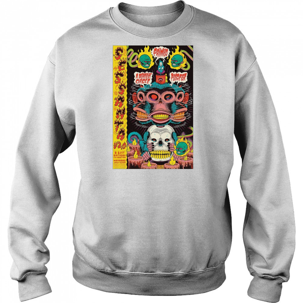Poster Sessanta V2.0 Puscifer A Perfect Circle Primus 5 8 2025 A 61St Birthday Celebration For Maynard James Keenan t-shirt Hoodie
