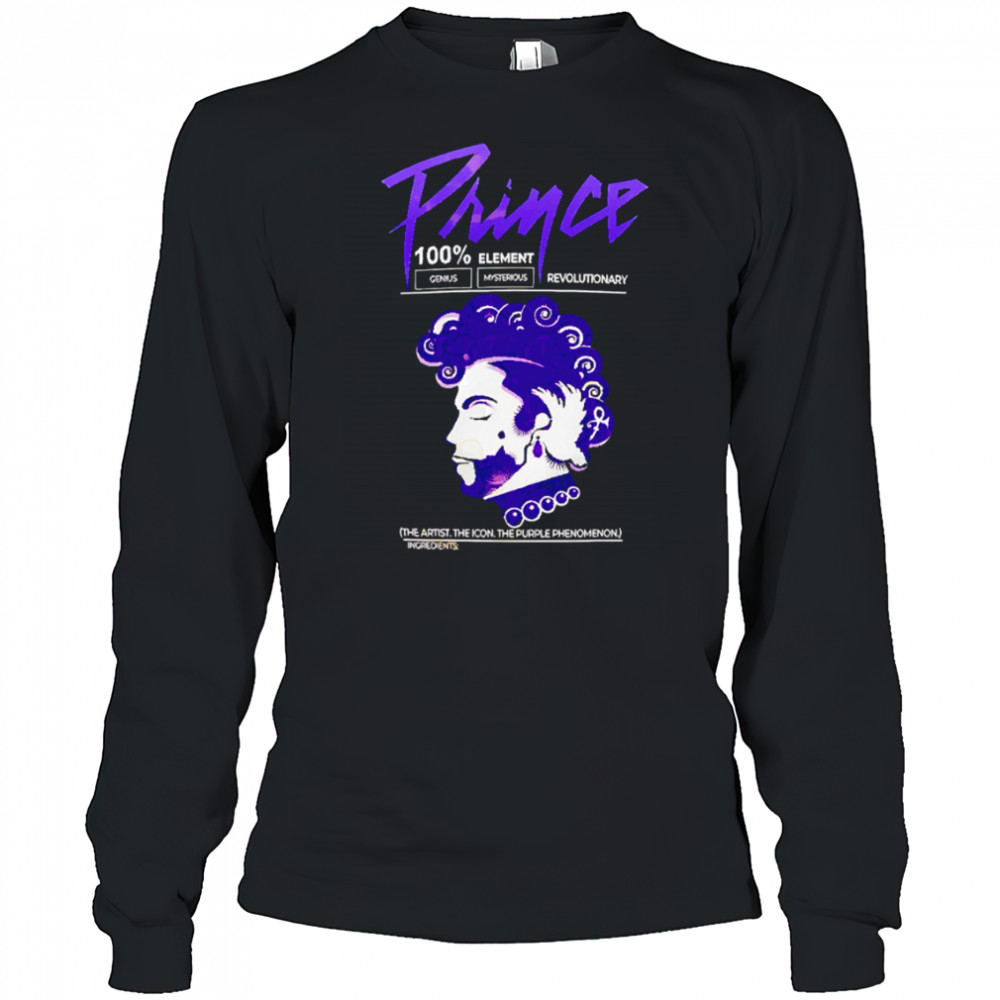 Prince Revolutionary The Artist The Icon The Purple Phenomenon shirt Long Sleeved