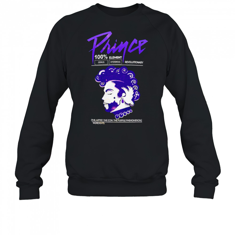 Prince Revolutionary The Artist The Icon The Purple Phenomenon shirt Sweatshirt