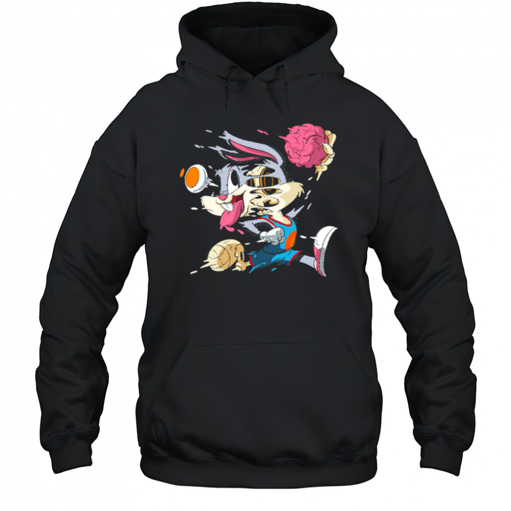 Rabbit Dunk Melting Skeleton Street Art Cartoon Graphic shirt Hoodie