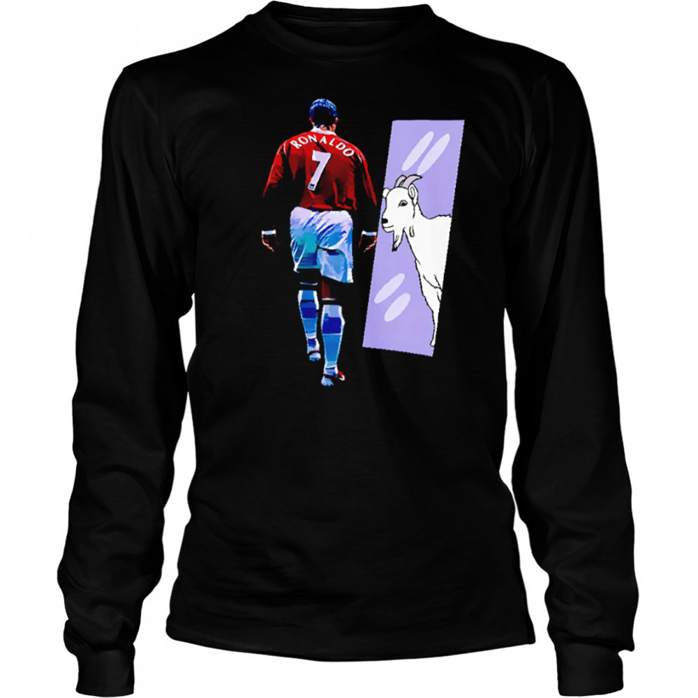 Ronaldo g.o.a.t shirt Long Sleeved