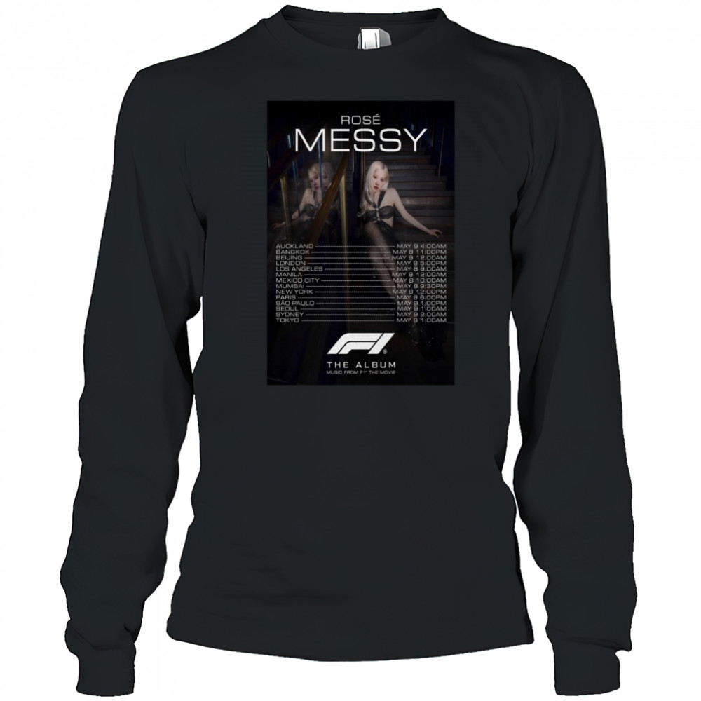 Rosie Messy World Tour 2025 Shirt Long Sleeved