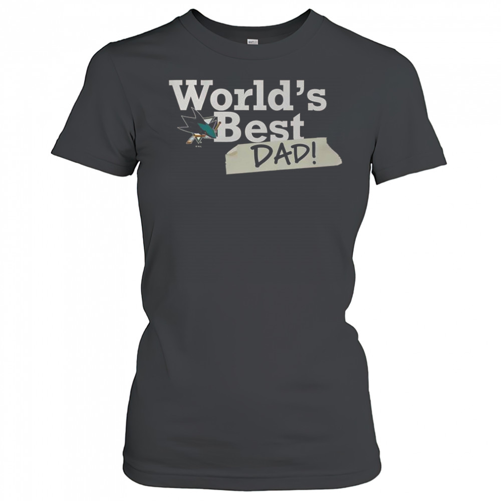 San Jose Sharks World’s Best Dad T-Shirt Women's T-shirt